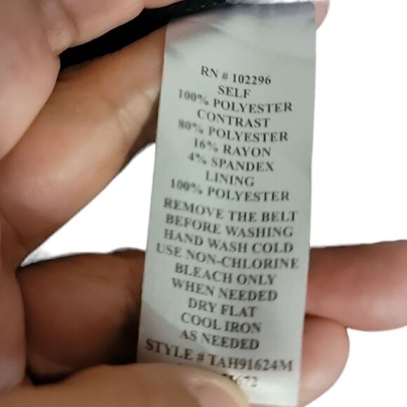 Connected Apparel Belted Office Dress Size 12 - Picture 6 of 6